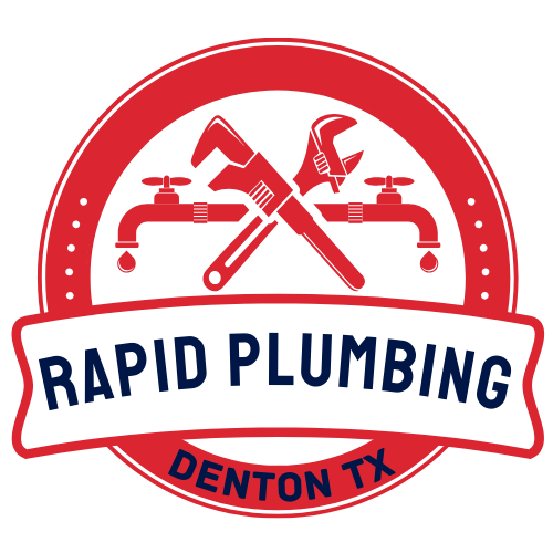 footer logo of rapid plumbing dentontx