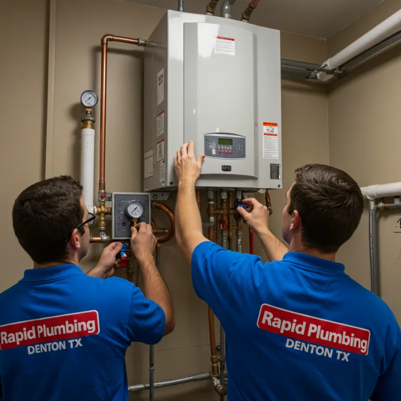 Tankless Water Heaters Repair Services Installation Near me Denton TX
