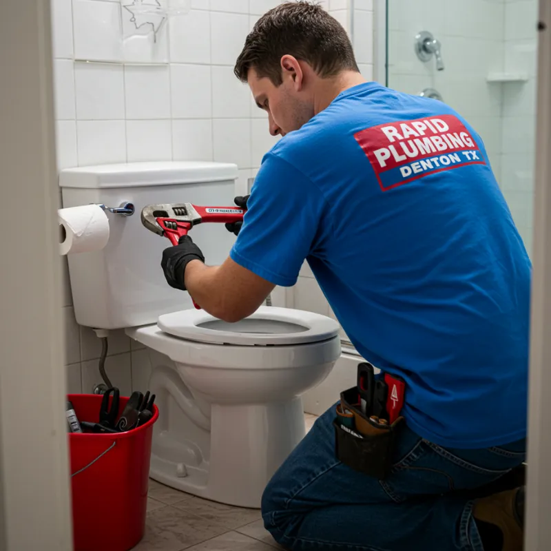Toilet Repair Installation Denton TX